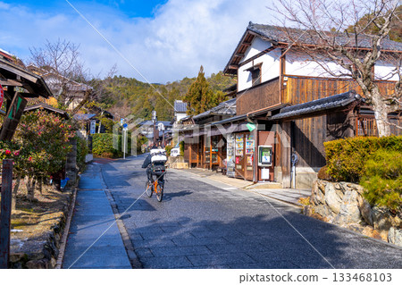 【傳統建築群重要保護區】佐賀鳥居本冬季街景 京都府京都市右京區30號 133468103