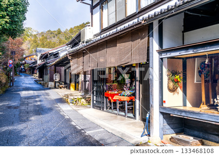 【傳統建築群重要保護區】佐賀鳥居本冬季街景 京都府京都市右京區16號 133468108