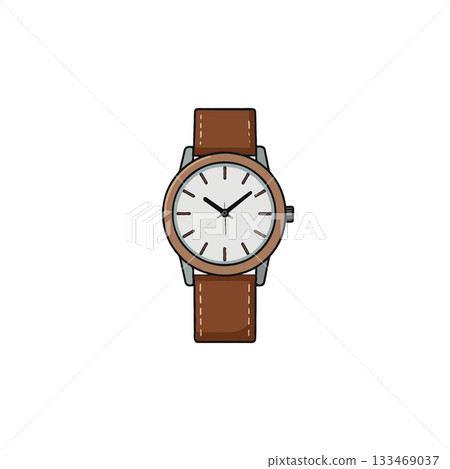 Elegant wrist accessory depicting precision timekeeping with classic design and craftsmanship for Elegant wrist accessory depicting precision timekeeping with classic design and craftsmanship for 133469037