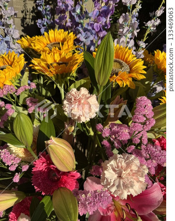 七彩花朵 七彩花朵 133469063