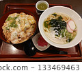 Katsudon and udon set (Restaurant Orihime, Nagahama City, Shiga Prefecture) 133469463