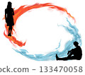 Swaying flame frame (men and women) 133470058