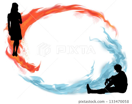 搖曳的火焰框架（男女） 133470058