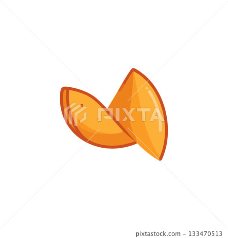 Two vibrant potato wedges in delightful harmony showcasing cartoon charm and minimalist 133470513