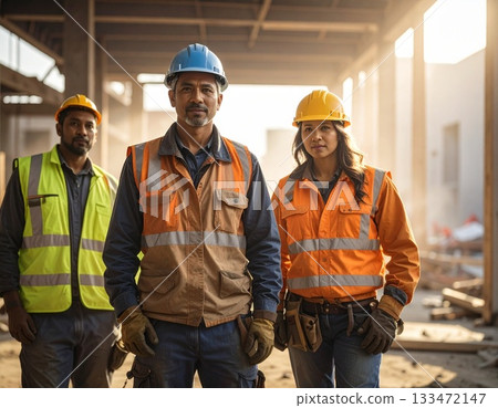 People working at construction sites People working at construction sites 133472147