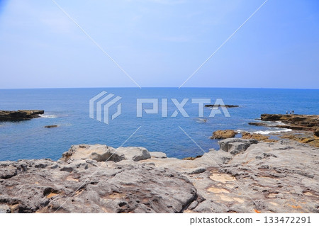 和歌山縣白濱町吉野熊野國立公園千疊敷 133472291