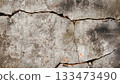 old brick wall with cracks as background texture 133473490