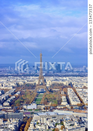 Eiffel Tower and autumn leaves Eiffel Tower and autumn leaves 133473537