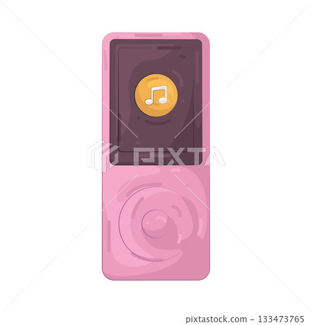 Illustration of mp3 player 133473765