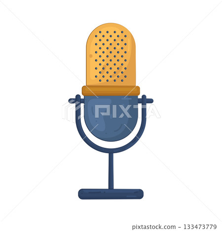 Illustration of microphone  133473779