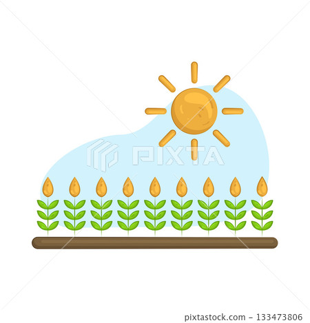 Illustration of garden 133473806