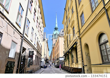 Old town Gamla Stan and German Church 133474151