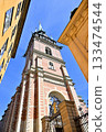 Stockholm St. Gertrude Church brick spire 133474544