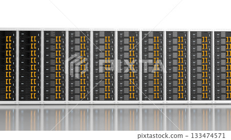 White energy storage system with battery container units inside White energy storage system with battery container units inside 133474571