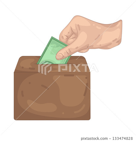 Illustration of infaq 133474828