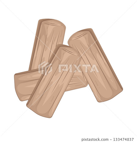 Illustration of charcoal  133474837