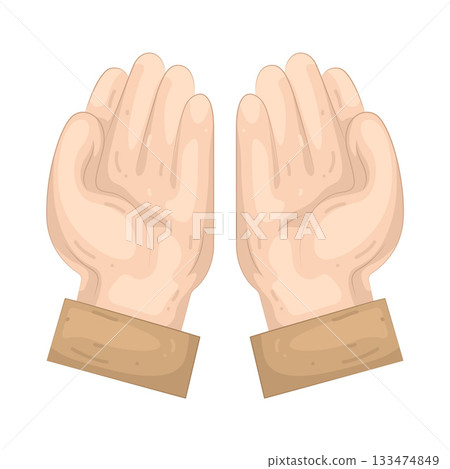 Illustration of pray 133474849