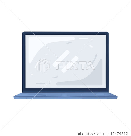 Illustration of laptop  133474862