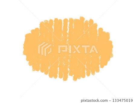 Chalk scribble oval sticker badge appears in a highlight, hand drawn sketch style. Round textbox and banner with orange chalk background, box shape, and text label for modern graphic design. Chalk scribble oval sticker badge appears in a highlight, hand drawn sketch style. Round textbox and banner with orange chalk background, box shape, and text label for modern graphic design. 133475019