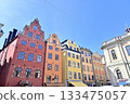 Colorful buildings on Stortorget Square in Gamla Stan 133475057
