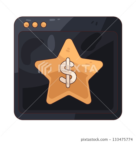 illustration of web security price 133475774