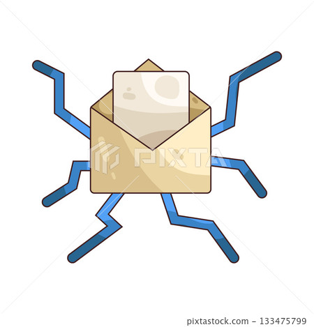illustration of Email spam illustration of Email spam 133475799