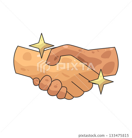 illustration of handshake trust illustration of handshake trust 133475815