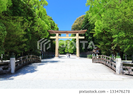 [奈良縣]晴天橛原神社第二鳥居 133476278