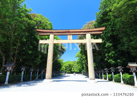 [奈良縣]晴天橛原神社第二鳥居 133476280