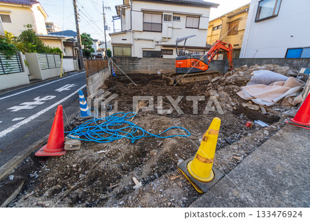 房屋拆遷現場 房屋拆遷現場 133476924