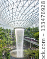 Jewel Waterfall and Glass Dome at Changi Airport, Singapore 133476928