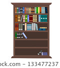 Bookshelf with books 133477237