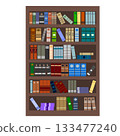 Bookshelf with books 133477240