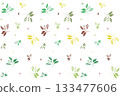 Pattern abstract color leaf on white background. 133477606