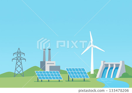 電力和發電圖片 133478206