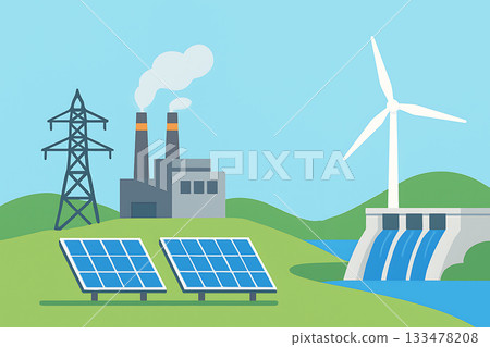 電力和發電圖片 電力和發電圖片 133478208