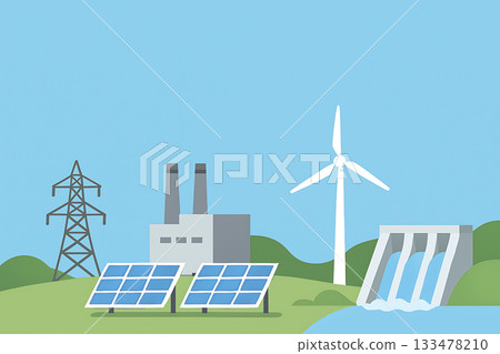 電力和發電圖片 電力和發電圖片 133478210