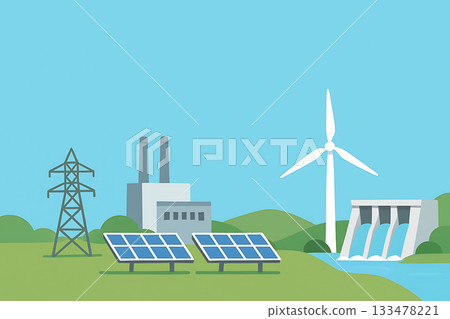 電力和發電圖片 電力和發電圖片 133478221