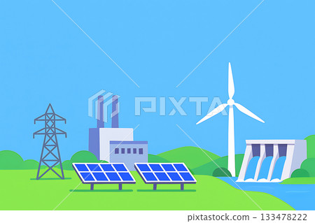 電力和發電圖片 電力和發電圖片 133478222