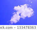 Blue sky with clouds (wallpaper material) 133478363