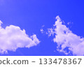 Blue sky with clouds (wallpaper material) 133478367