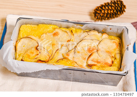 烘焙甜點：隱形紅薯蛋糕 133478497