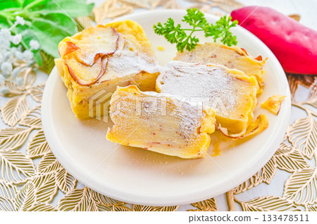 Autumn Taste: Invisible Sweet Potato Gateau 133478511