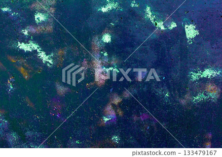 Abstract Iridescent Texture in Deep Blue Green with Subtle Holographic Accents Abstract Iridescent Texture in Deep Blue Green with Subtle Holographic Accents 133479167