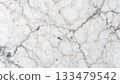 Elegant White Marble Surface With Grey Veins For Luxury Interiors And Modern Design. 133479542