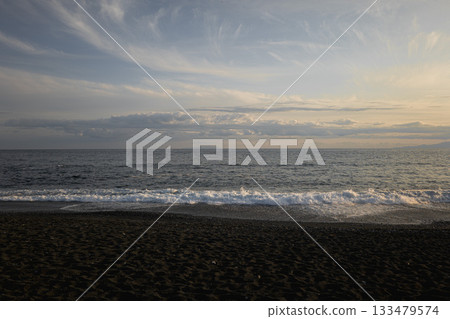 黃昏時分的大磯，照崎海岸，神奈川縣大磯市 133479574