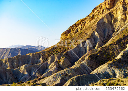 Mountain view. Tabernas desert in Spain 133479662