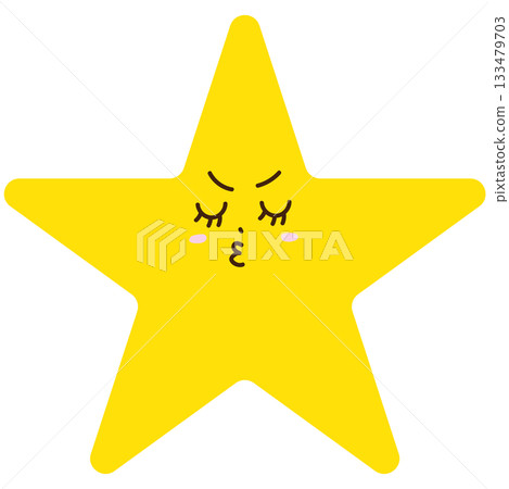 Angry star character (cute grumpy expression icon) Angry star character (cute grumpy expression icon) 133479703