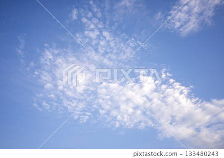 藍天，傍晚，秋天的天空，晴朗，十一月的景象 [神奈川縣] 133480243