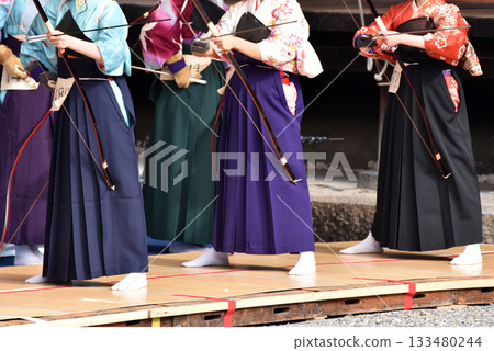 通過Kyoto Sanjusangendango的箭頭 133480244